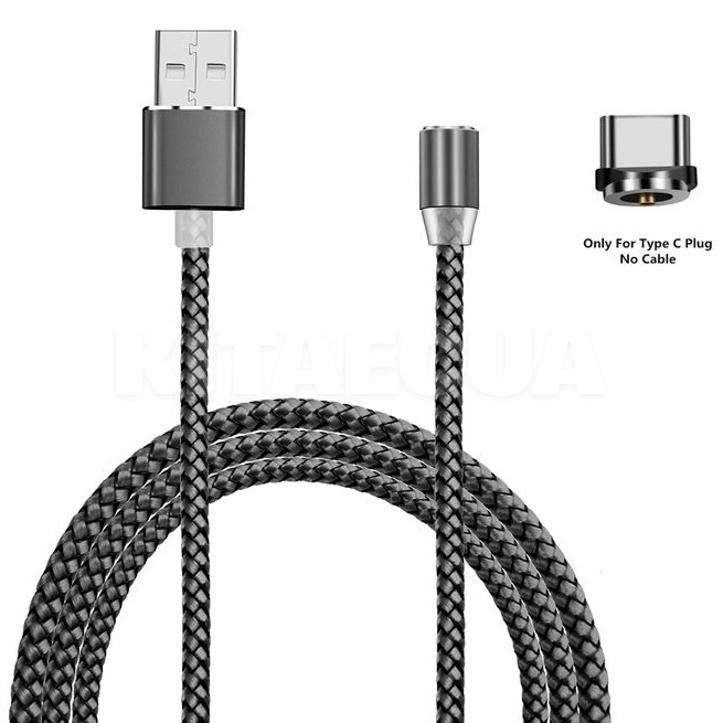 Кабель магнитный USB - Type-C SC-355a 1.2м серый XoKo (SC-355a-MGNT-GR)