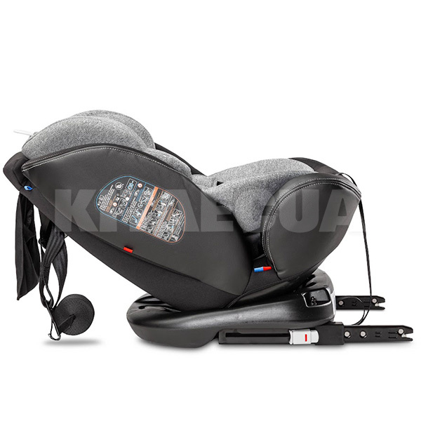 Автокрісло дитяче Mundo Isofix Grey 0-36 кг Caretero (TERO-2600) - 4