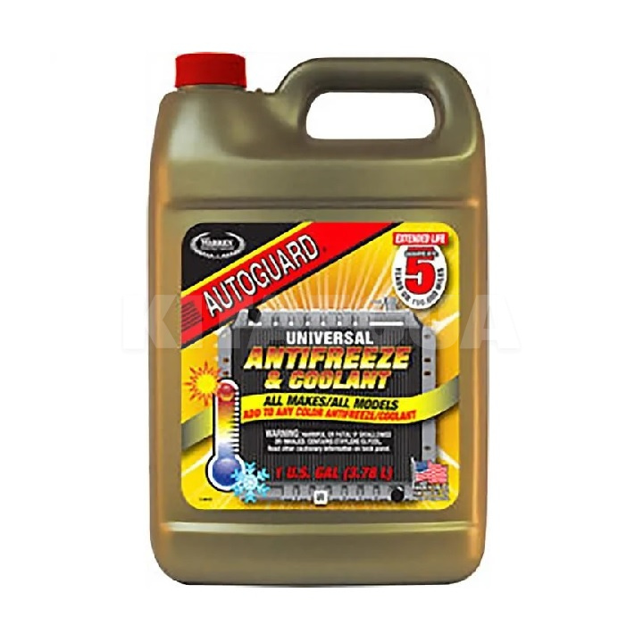 Антифриз-концентрат жовтий 3.75л -36°C Full Strength Extended Life Antifreeze Autoguard (200607)