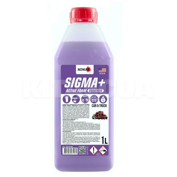 Активна піна Sigma+ Dosatron Active Foam 1л концентрат лужний NOWAX (NX01185)