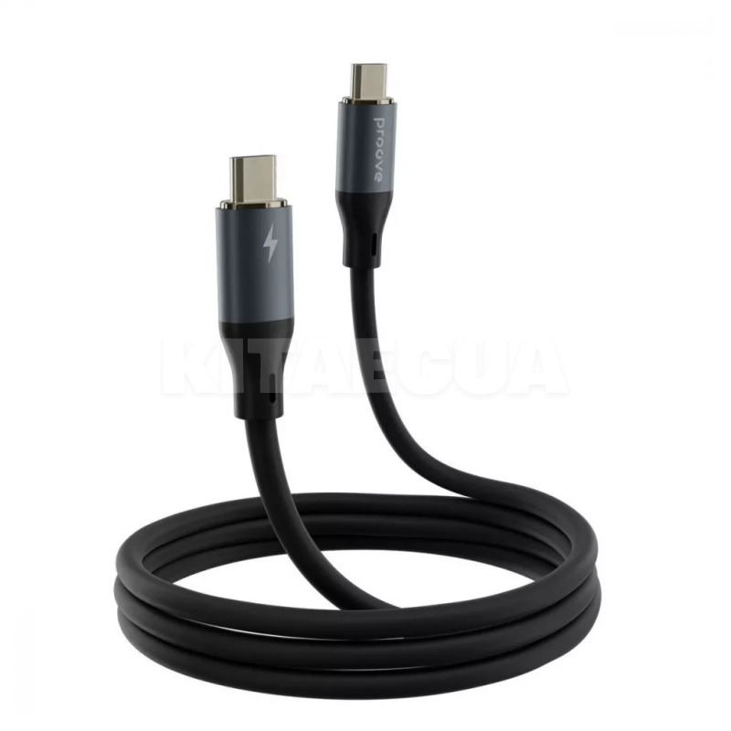 Кабель Type-C Type-C 100W 1.5м PowerFull чорний PROOVE (488540001) - 2