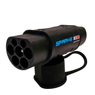 Переходник 7.4 кВт 32А 1-фаза Type 2 (станция) - GB/T AC (китайское авто) SPARKS