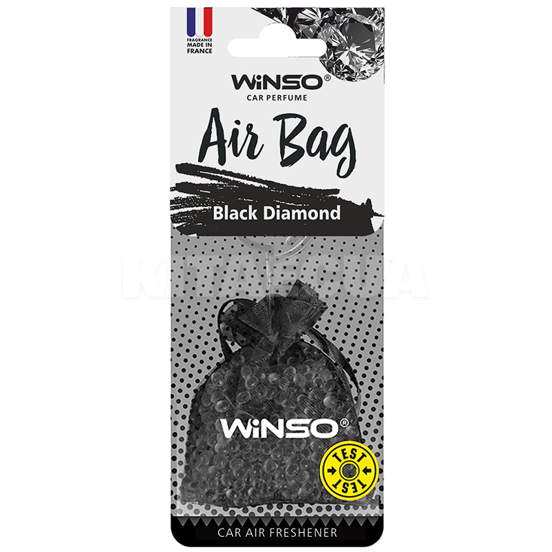 Ароматизатор "черный бриллиант" 20г AIR BAG Black Diamond Winso (530470)