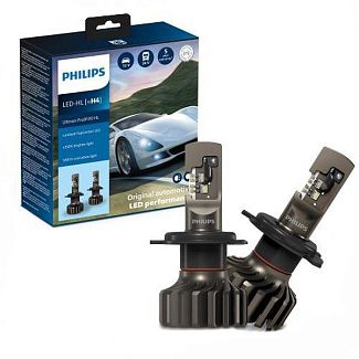 LED лампа для авто Ultinon Pro9100 HL P43t 18W 5800K (комплект) PHILIPS