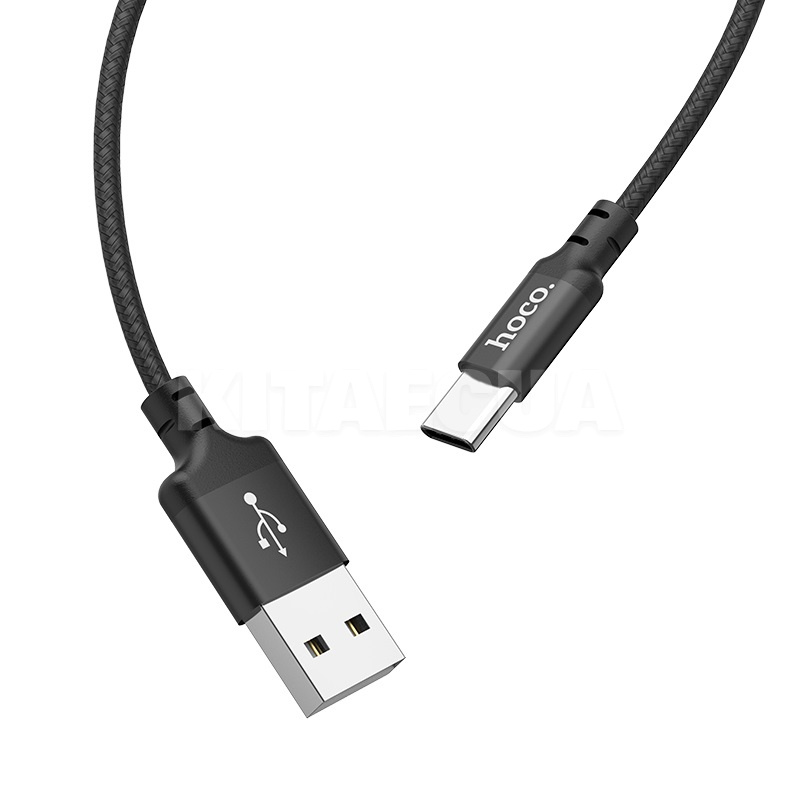 Кабель USB - Type-C 3A X14 2м черный HOCO (6957531062868)