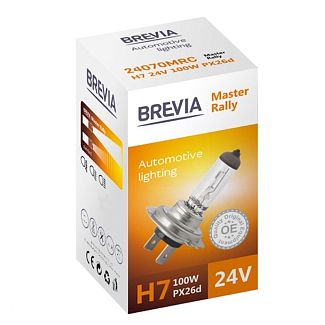 Галогенна лампа H7 100W 24V Master Rally CP BREVIA