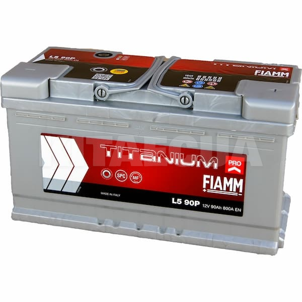 Аккумулятор автомобильный Titanium Pro 90Ач 800А "+" справа FIAMM (7905159)
