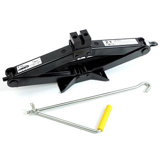 Домкрат механічний ромбоподібний до 2т (110мм-405мм) з гумовою накладкою EL 101 831 ELEGANT