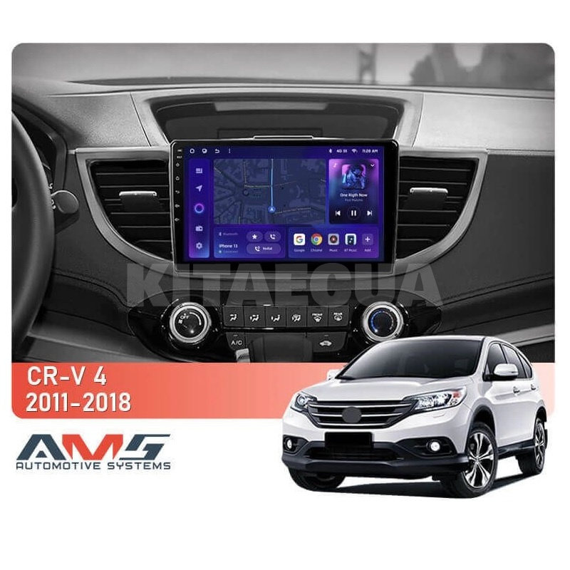 Штатная магнитола MOSS M3 4+32 ГБ 10" Honda CR-V 4 RE 2012-2014 (C) AMS (50812) - 2