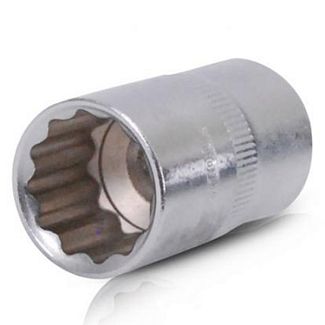 Головка торцевая 12-гранная 17 мм 1/2" 38 мм Intertool
