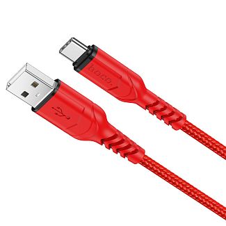 Кабель USB - Type-C 3A X59 1м красный HOCO