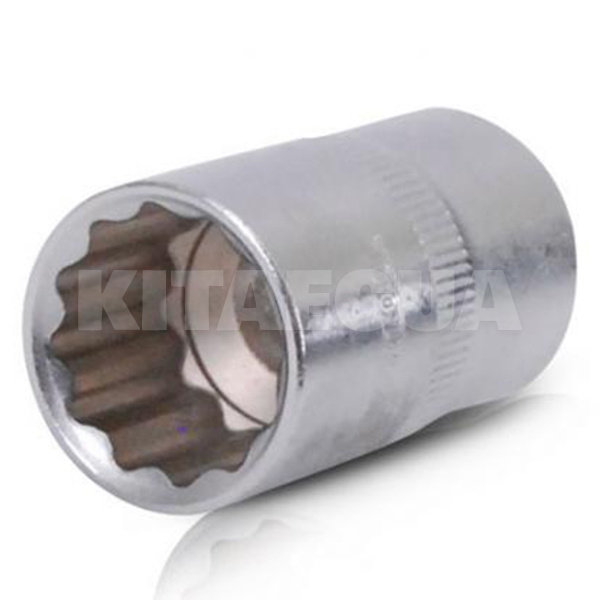 Головка торцева 12-гранна 17 мм 1/2" 38 мм Intertool (ET-0217)