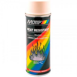 Краска-эмаль 400мл бежевая термостойкая до 800⁰с MOTIP