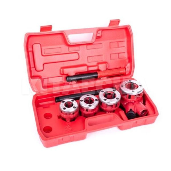 Набор плашек трубных для нарезки резьбы (1/2" 3/4" 1" 1 1/4") 4 предмета Intertool (SD-8004) - 2
