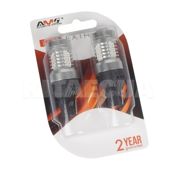 Светодиодная лампа E8 9/18V W21W 1300K (компл.) AMS (41243) - 4
