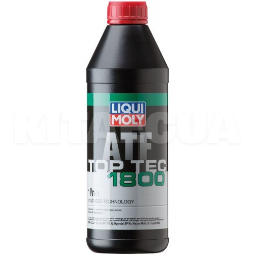 Масло трансмиссионное синтетическое 1л (в ГУР) ATF Top Tec 1800 LIQUI MOLY (3687)