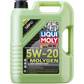 Масло моторное синтетическое 5л 5W-20 Molygen New Generation LIQUI MOLY