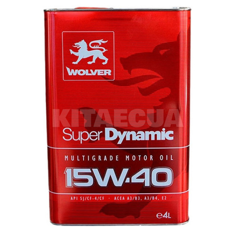 Олія моторна мінеральна 4л 15W-40 Super Dynamic WOLVER (4260360941153-WOLVER)