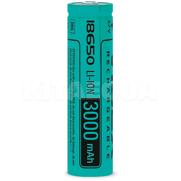Аккумулятор 3000 mAh цилиндрическая литий-ионная 3,7 В 18650 (1 шт.) VIDEX (18650/3000/1B)