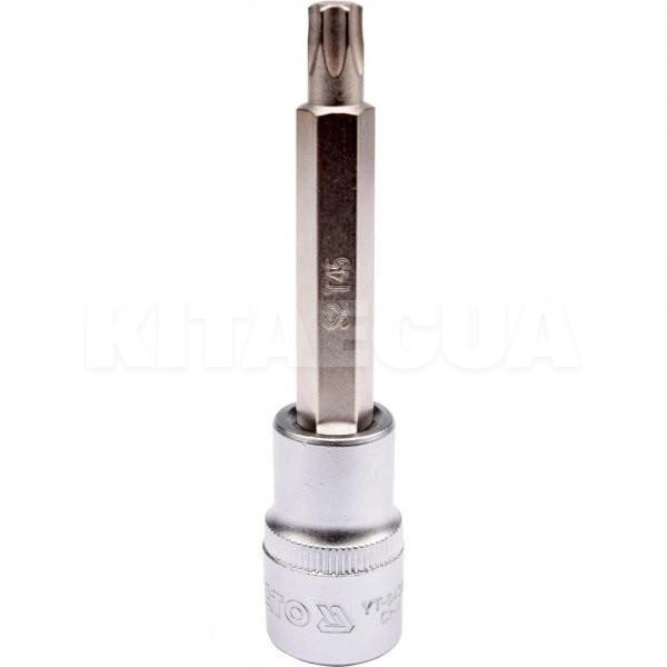 Головка торцевая с насадкой 100 мм 1/2“ Torx T45 YATO (YT-04325)