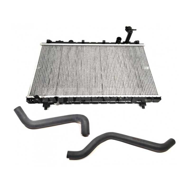 Радиатор охлаждения с патрубками KLM Autoparts на TIGGO 2.0-2.4 (T11-1301110-T11-1303211-T11-1303111-K)