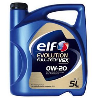 Масло моторное синтетическое 5л 0W-20 Evolution FullTech VSX ELF