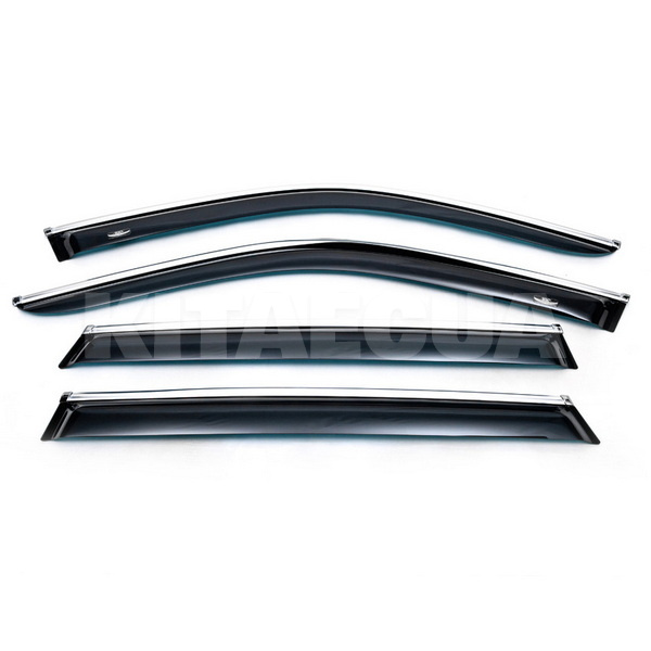 Дефлекторы окон (ветровики) на BMW X5 Series E70 (2007-2013) 4 шт. HIC (BM14-M) - 2