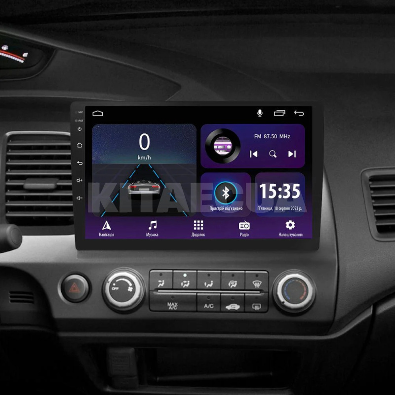 Штатна магнітола E10232 2+32 Gb 10" Honda Civic 8 FK 2005-2012 SIGMA4car (42284) - 2