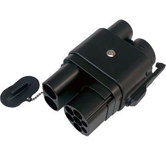 Переходник 250 кВт 250А CCS2 (станция) - CCS1 (американское авто) AUTONOMY