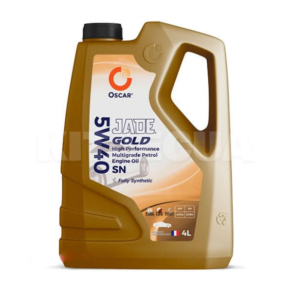 Масло моторное синтетическое 4л 5W-40 Jade Gold Oskar (OS-JG540-6x4)