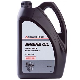 Масло моторное полусинтетическое 4л 5W-30 Engine Oil MITSUBISHI