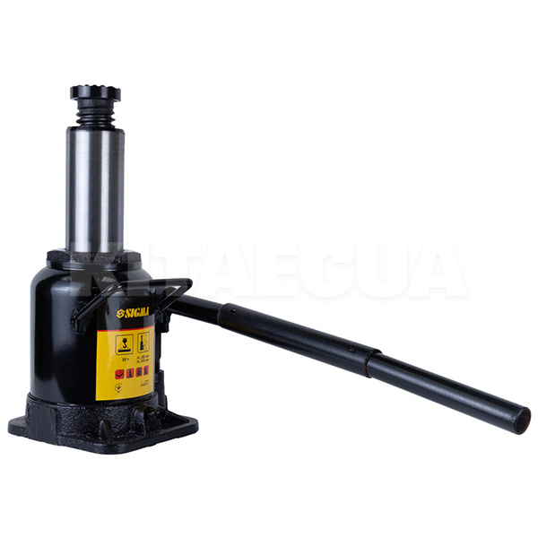 Домкрат гидравлический бутылочный до 20т (185мм-355мм) низкопрофильный SIGMA (6101211) - 3