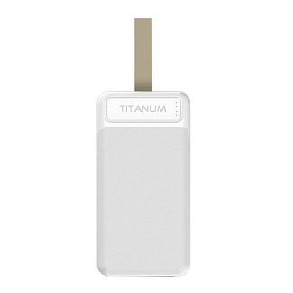 Повербанк 914 30000mAh 10W белый TITANUM - Kitaec.ua Повербанк 914 30000mAh 10W белый TITANUM