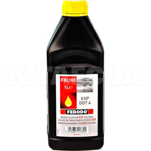Гальмівна рідина 1л DOT4 FERODO (FE FBL100)