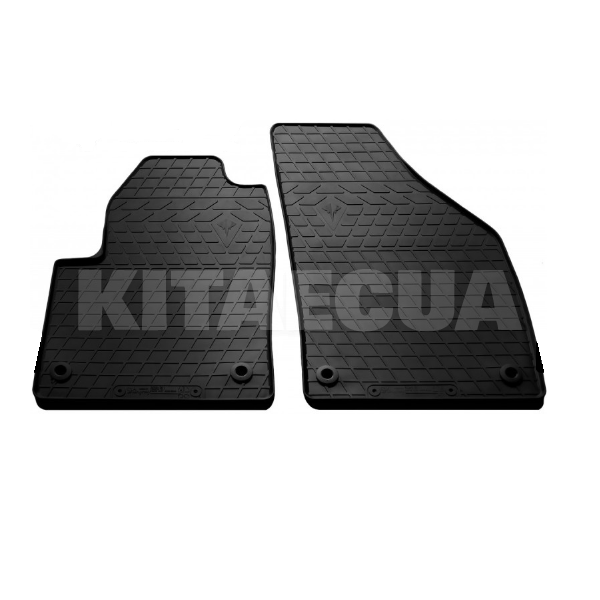 Резиновые коврики передние DODGE Dart (2012-2016) TL клипсы Stingray (1053042)