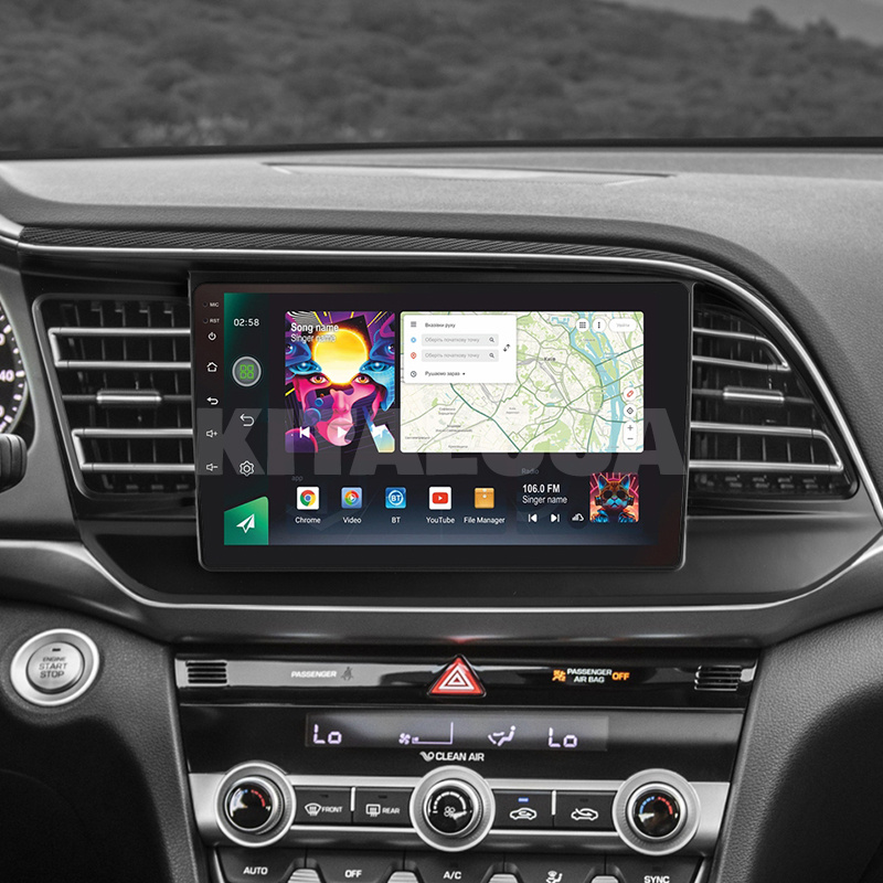 Штатна магнітола PRO 9464 4+64 Gb 9" Hyundai Elantra 6 2018-2020 SIGMA4car (39645) - 2