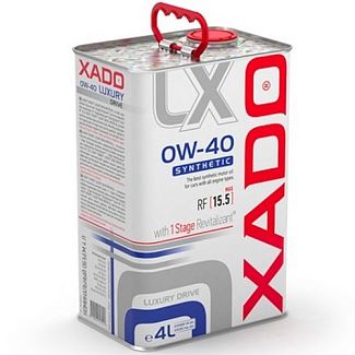 Масло моторное синтетическое 4л 0W-40 Luxury Drive XADO