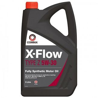 Масло моторное синтетическое 5л 5W-30 X-FLOW Z COMMA