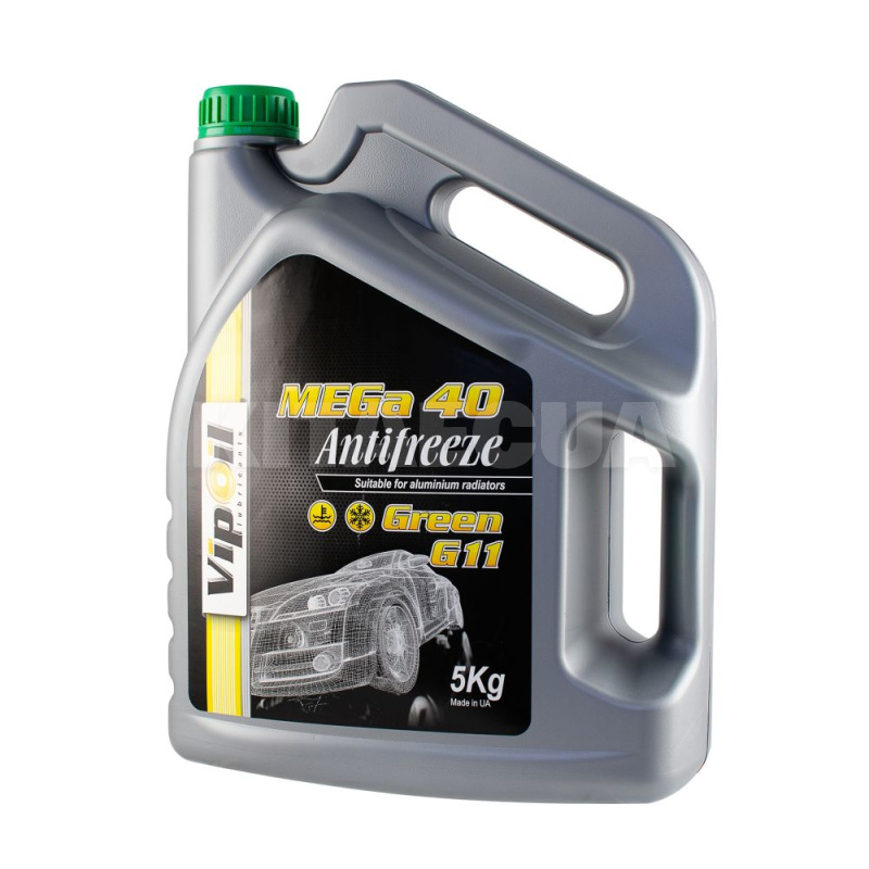 Антифриз зеленый 5кг g11 -40°с mega40 VipOil (701430)