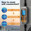 Зарядка для электромобиля Type Tesla 7.4 кВт 32A 1-фаза Wi-Fi Lion King FEYREE (FY7-32-1PH-TS-K8)