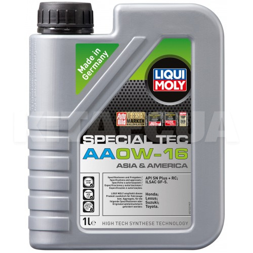 Масло моторное синтетическое 1л 0W-16 Special TEC AA LIQUI MOLY (21326)