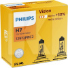 Галогенные лампы H7 55W 12V Vision +30% комплект PHILIPS (12972 PR C2)