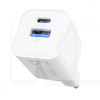Зарядное устройство 20W Type-C+USB Silicone Power белое PROOVE (491830003)