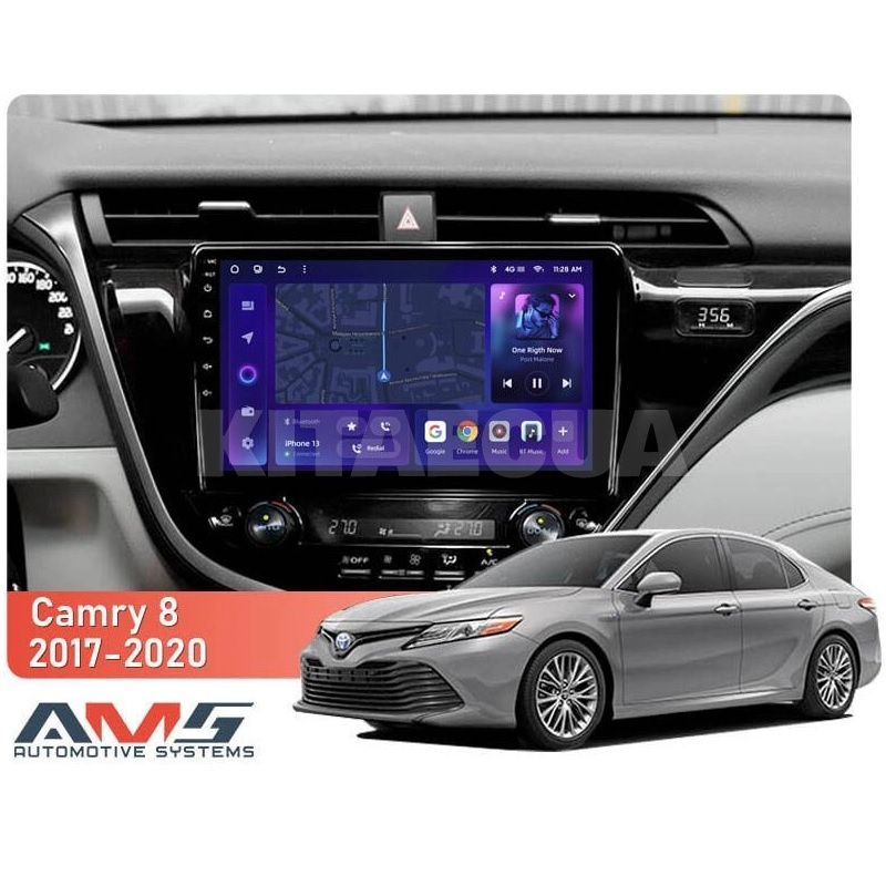 Штатна магнітола MOSS M3 4+32 ГБ 10" Toyota Camry 8 XV 70 2017-2020 AMS (50902) - 2