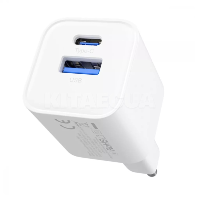 Зарядное устройство 20W Type-C+USB Silicone Power белое PROOVE (491830003) - 3