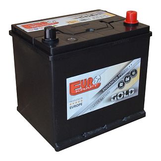 Аккумулятор автомобильный 65ч 650А "+" справа EUROKRAFT