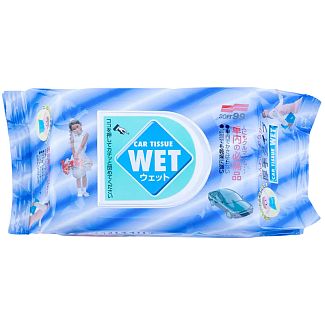 Влажные салфетки для авто Car Tissue Wet 80шт/уп SOFT99