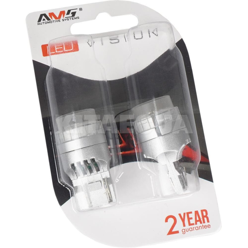 Світлодіодна лампа V8 12V W21/5W 5500K (компл.) AMS (41272) - 3