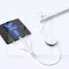 Кабель 3in1 USB to Type-C/Micro USB/Lightning 3А 1.2м белый PROOVE (557710003)