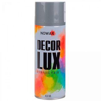 Фарба сріблястий металік 450мл акрилова NOWAX